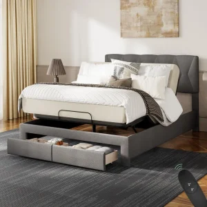 Softa Queen All-in-One Adjustable Bed Frame