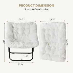 JHK 28IN Cozy Saucer Chair